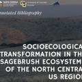 Socioecological Transformation in the Sagebrush Ecosystems of the North Central US Region